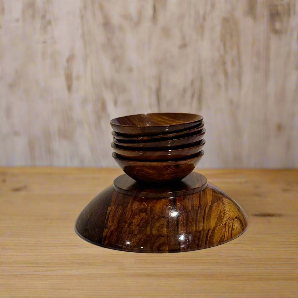 Handcrafted Premium Wooden Bowl Set