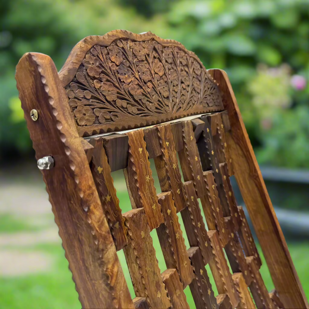 Handcrafted Wooden Foldable Chair