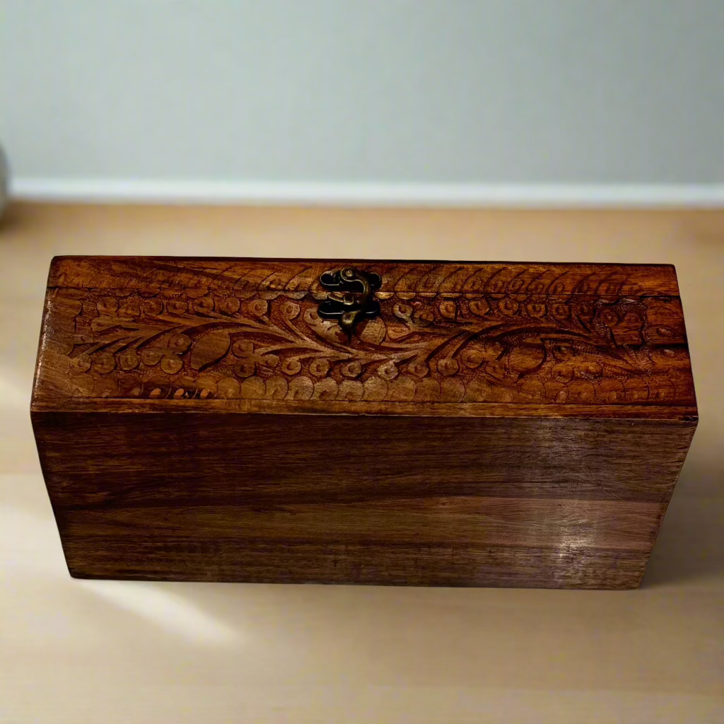 Handcrafted Distinct Wooden Tissue Box
