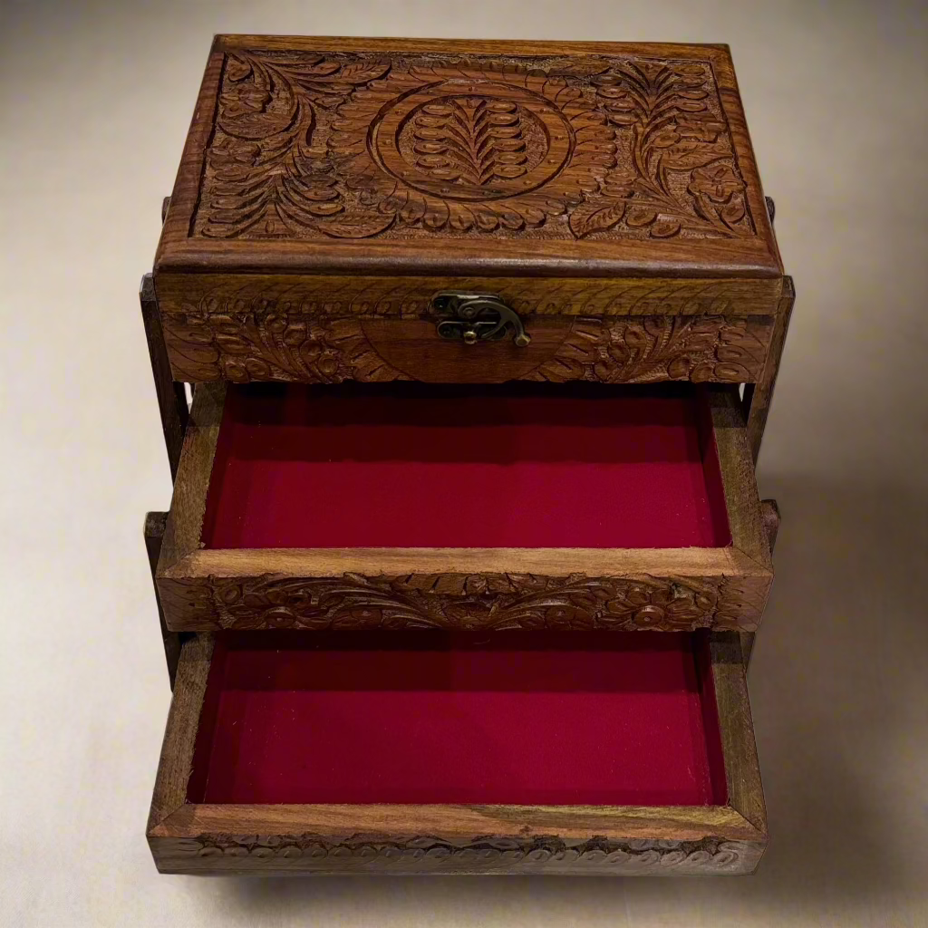 Handcrafted Wooden Jewellery Box (3 Steps)