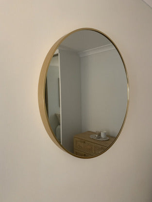 Round Metal Mirror