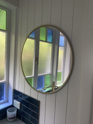 Round Metal Mirror