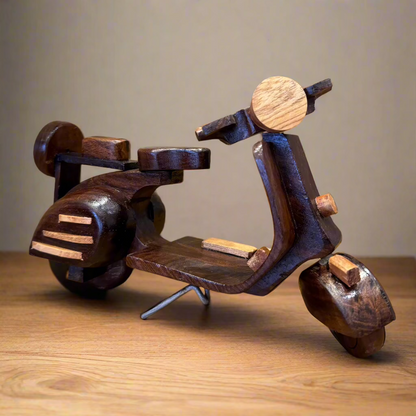 Handcrafted Wooden Vespa
