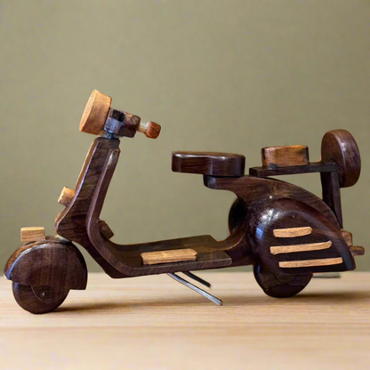 Handcrafted Wooden Vespa