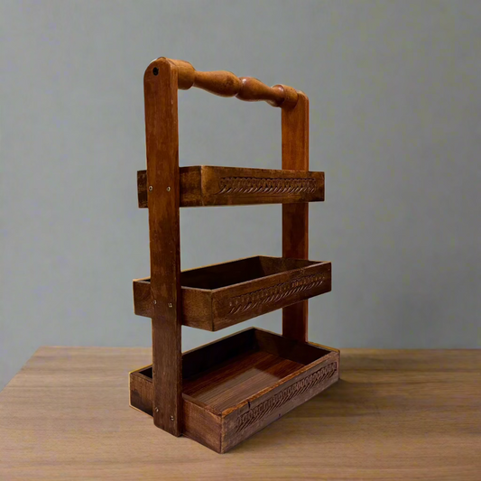 Handcrafted Wooden Spoon Rack