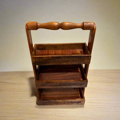 Handcrafted Wooden Spoon Rack