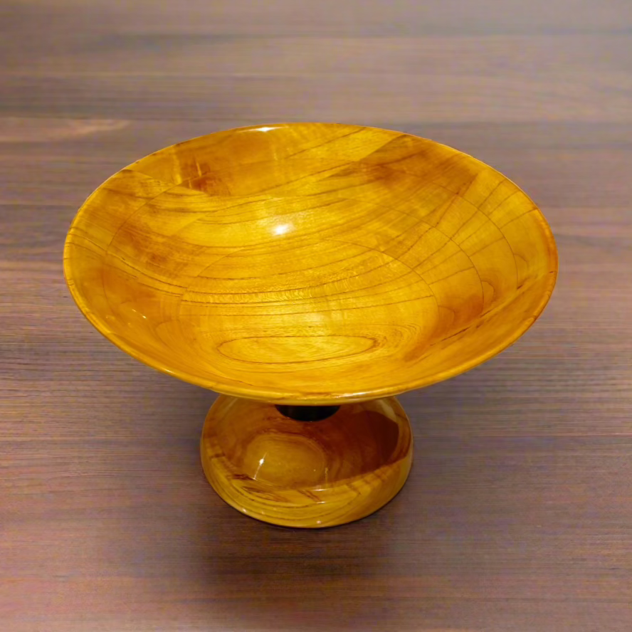 Handcrafted Wooden Fruit Bowl (Mulberry Wood)