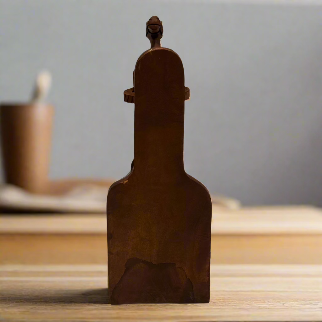 Handcrafted Wooden Horse with Cart