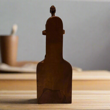 Handcrafted Wooden Horse with Cart