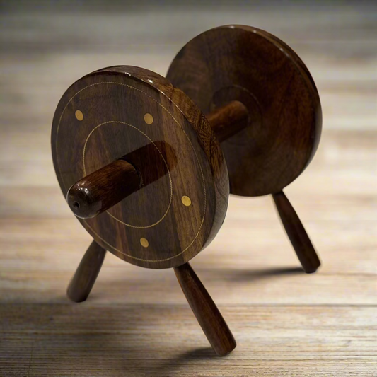 Handcrafted Wooden Tissue Roll Holder