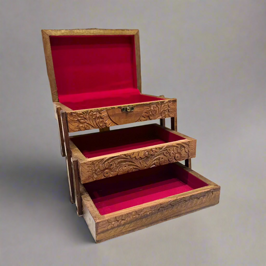Handcrafted Wooden Jewellery Box (3 Steps)