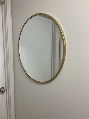 Round Metal Mirror