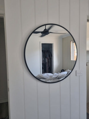 Round Metal Mirror