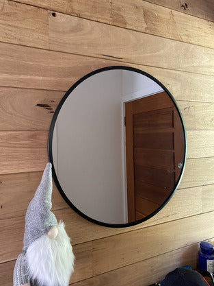 Round Metal Mirror
